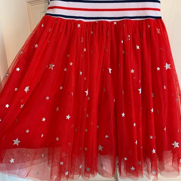 Nickelodeon Jojo Siwa Stripes Patriotic Sleeveless Dress Size 10/12 Large - Picture 9 of 17